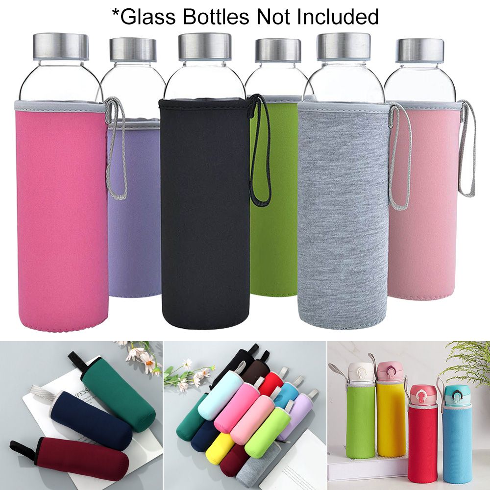 Outdoor Sport Glass Water Bottle - 야외 스포츠 파우치 휴대용 유리병 커버