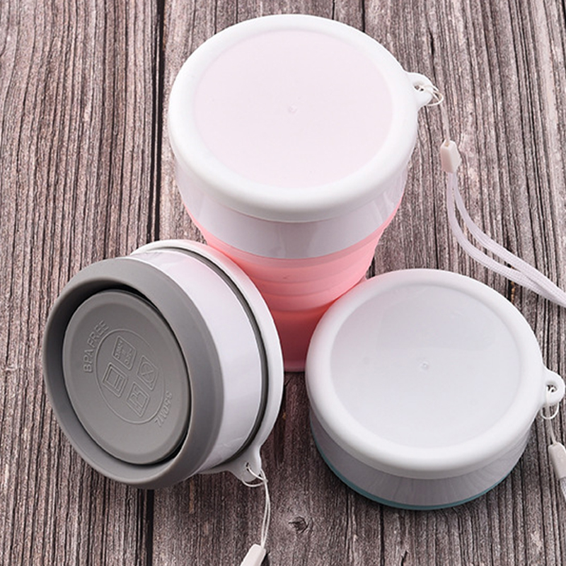 Outdoor Sport Glass Water Bottle - 200Ml 실리콘 접는 유리 캠핑 여행
