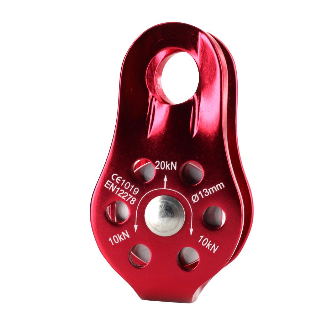암벽 등반용 로프 풀리, 20KN, 고정식 단일 휠,  - Outdoor Sport Climbing Gear 리뷰 및 가격