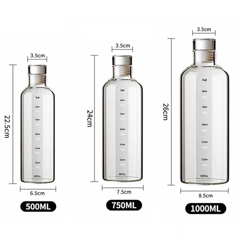 ABUN 붕규산 유리 스포츠 물병 750ml, 휴대용  - Outdoor Sport Glass Water Bottle 리뷰 및 가격