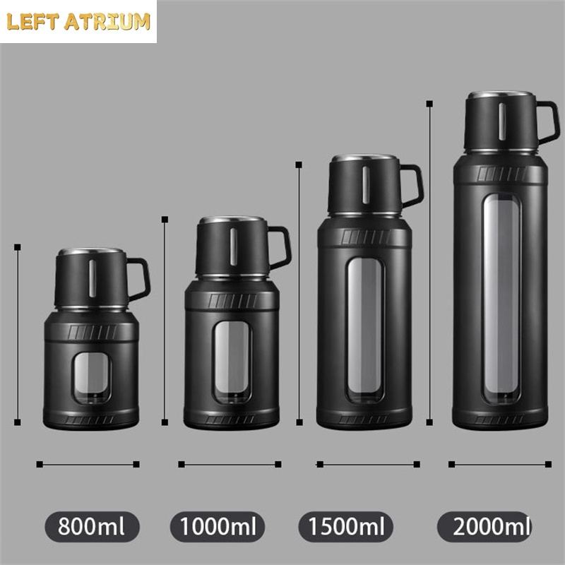 대용량 2L 유리 물병, 스트레이너 인퓨저 필터 포함, - Outdoor Sport Glass Water Bottle 리뷰 및 가격